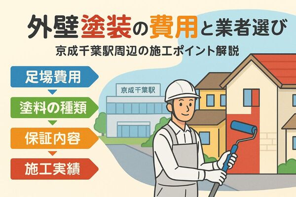 24京成千葉駅 外壁塗装