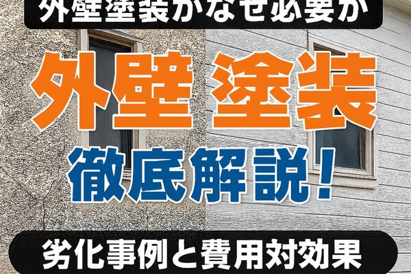 12外壁塗装 なぜ必要