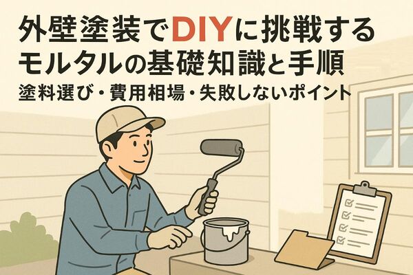 06 外壁塗装 diy モルタル