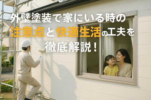 18 外壁塗装 家にいる