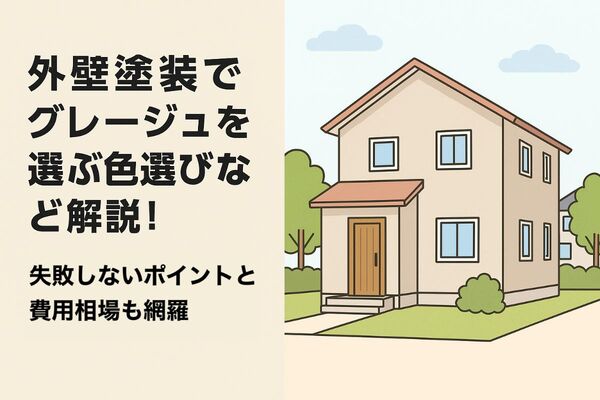 12外壁塗装 グレージュ