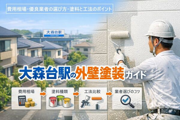 24 大森台駅 外壁塗装