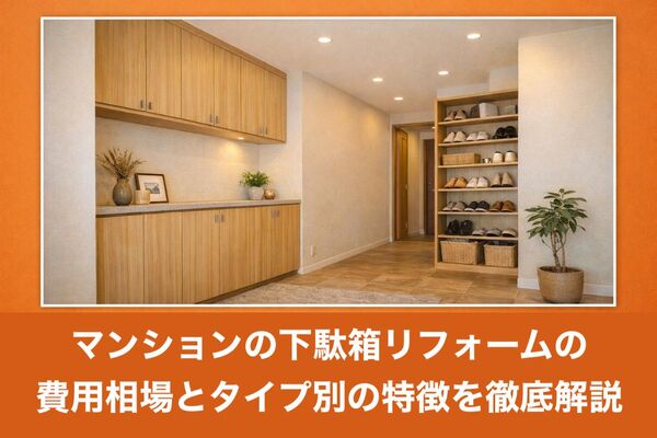 23マンション 下駄箱 リフォーム
