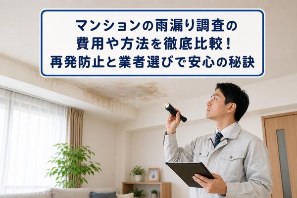 マンション雨漏り調査