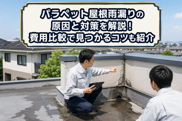 パラペット屋根雨漏り