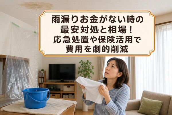雨漏りお金がない