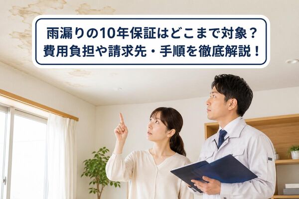 雨漏り 10年保証