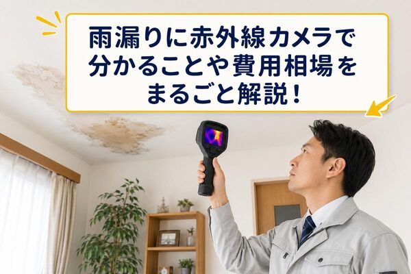 雨漏り赤外線カメラ