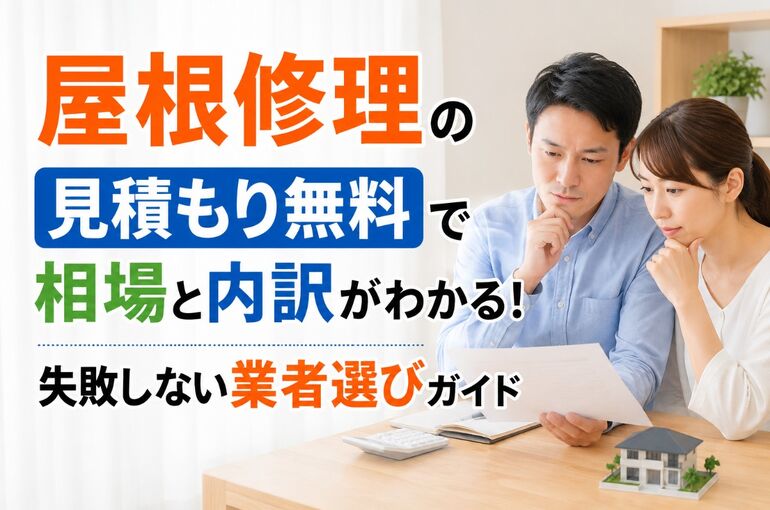 屋根修理 見積もり無料