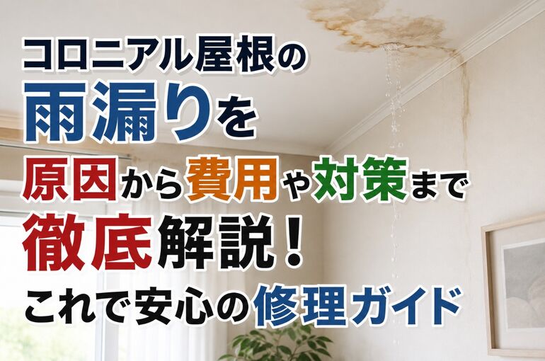 コロニアル屋根 雨漏り