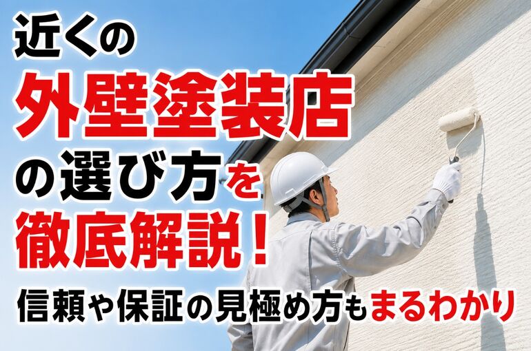 近くの外壁塗装店