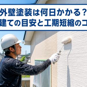 外壁塗装何日かかる